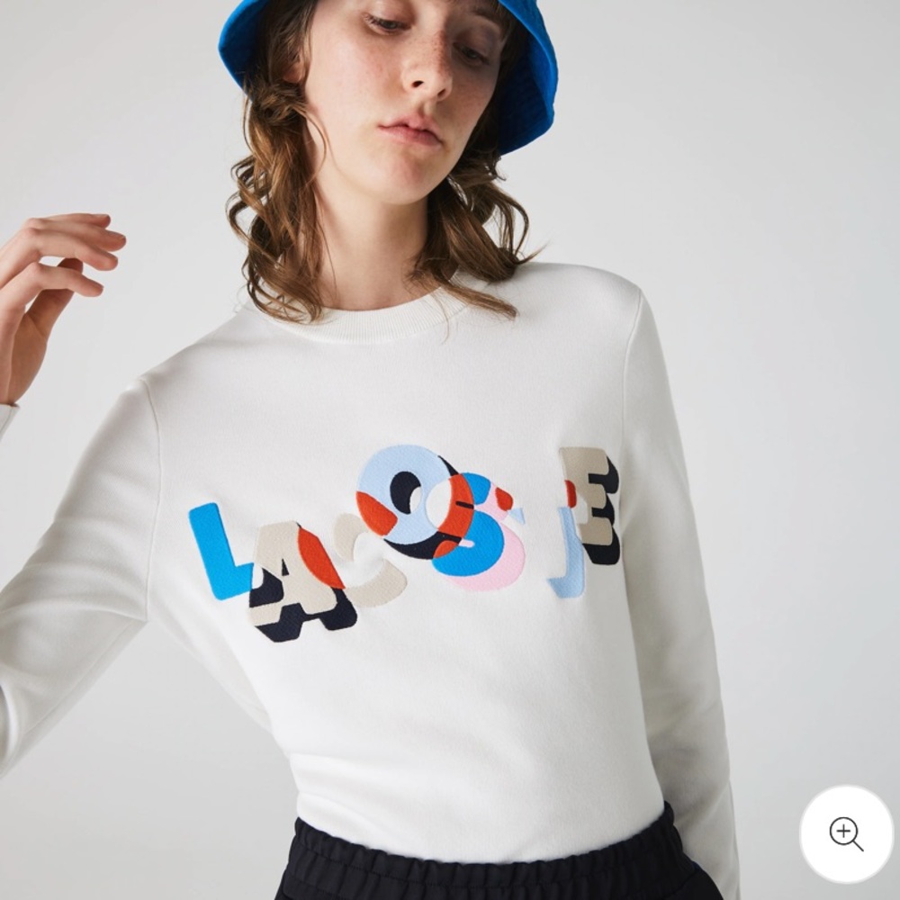 Lacoste Embroidered Crewneck Sweatshirt